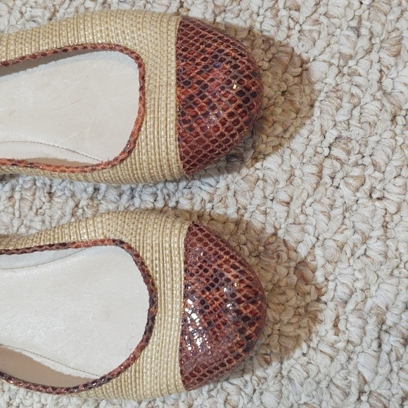 Michael by Michael Kors Burnt Orange Hanna Ballet Flats Sz 7 NWT - Picture 2 of 6